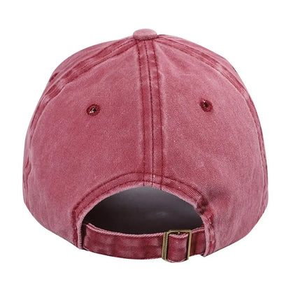 DAD MOM Embroidery Baseball Caps Vintage Washed Denim Baseball Hats
