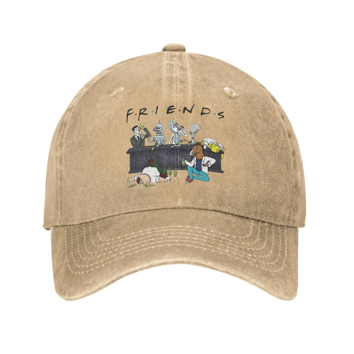 aFamilies Cartoon Peter Lois Stevie Baseball Caps