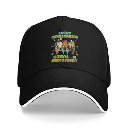 Bruh Secret 1x1x1x1 Funny Steal a Brainrot Baseball Caps