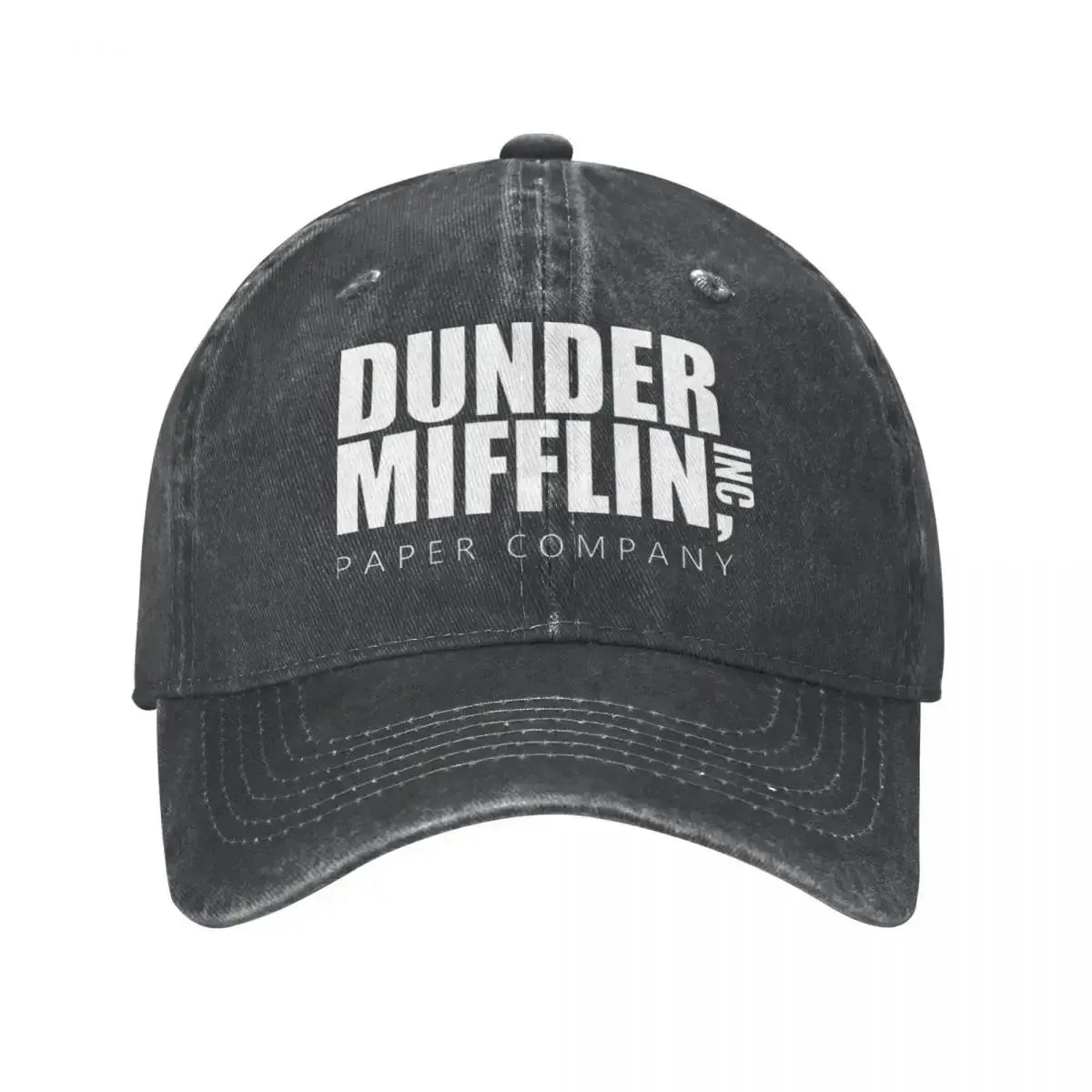 Classic Dunder Mifflin Logo Baseball Caps Men Women