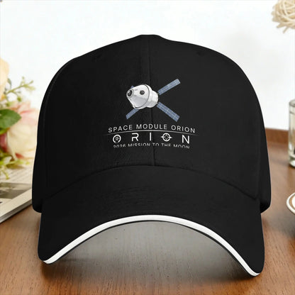 Artemis Orion Space Module 2026 Mission to the Moon Art Casual Baseball Cap