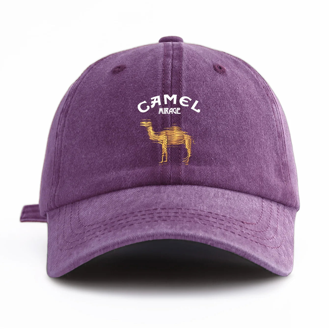 CAMEL Print Washed Baseball Cap