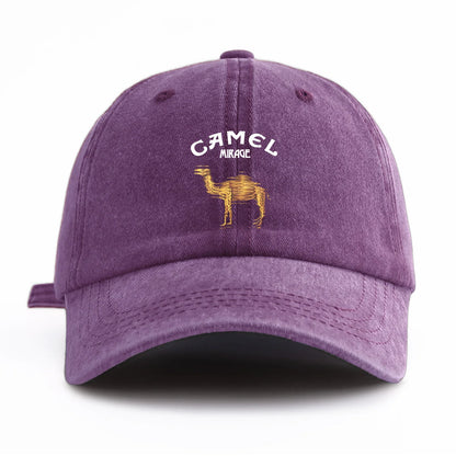 CAMEL Print Washed Baseball Cap