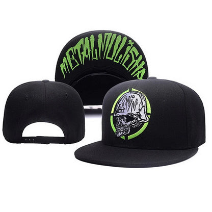 Metal Mulisha Men Women Baseball Cap Skull Embroidery Snapback Cap Hip Hop Hat