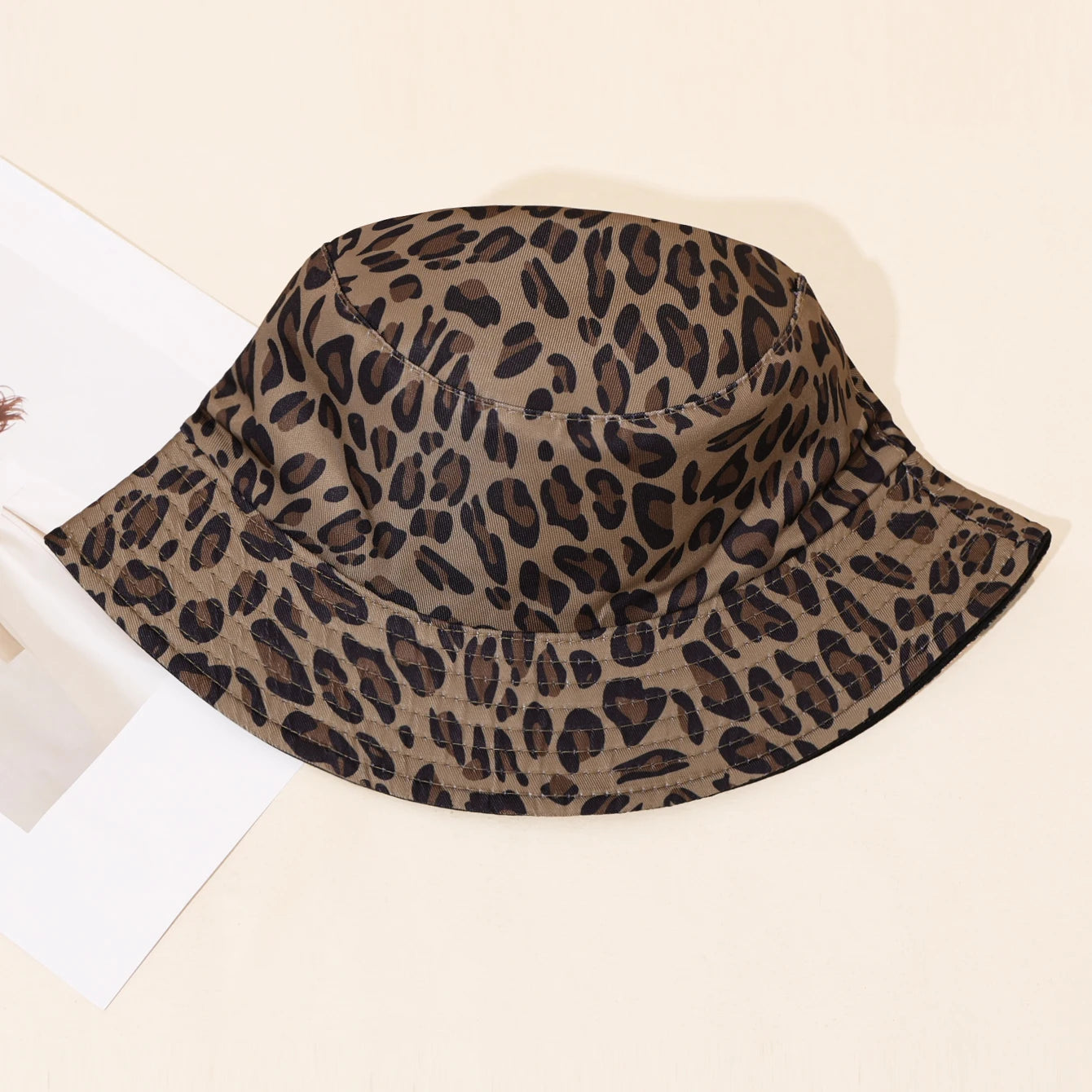 Personalized Hip-Hop Leopard Print Retro Bucket Hat