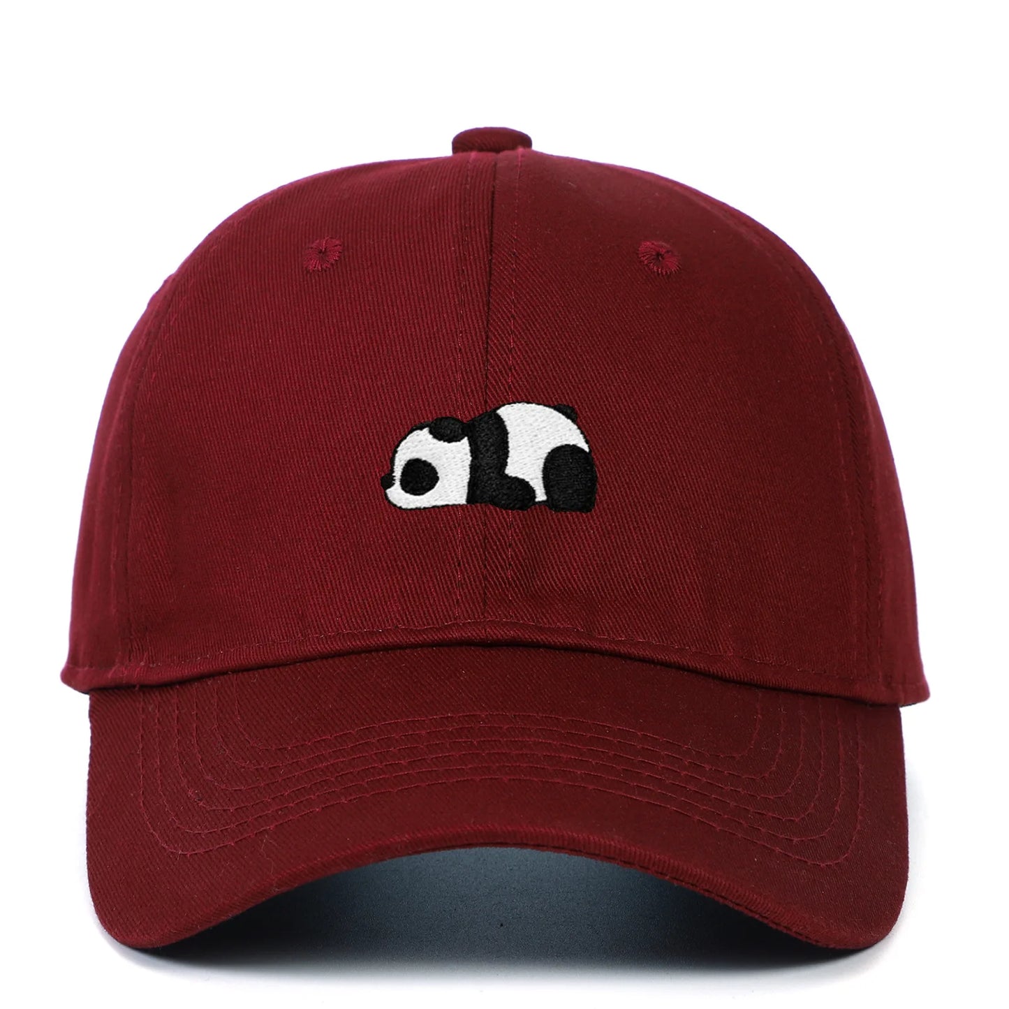 Unisex Panda Embroidery Baseball Caps
