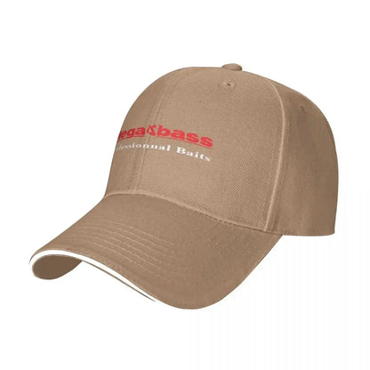 Red Mega Bass Hiking Baseball Caps