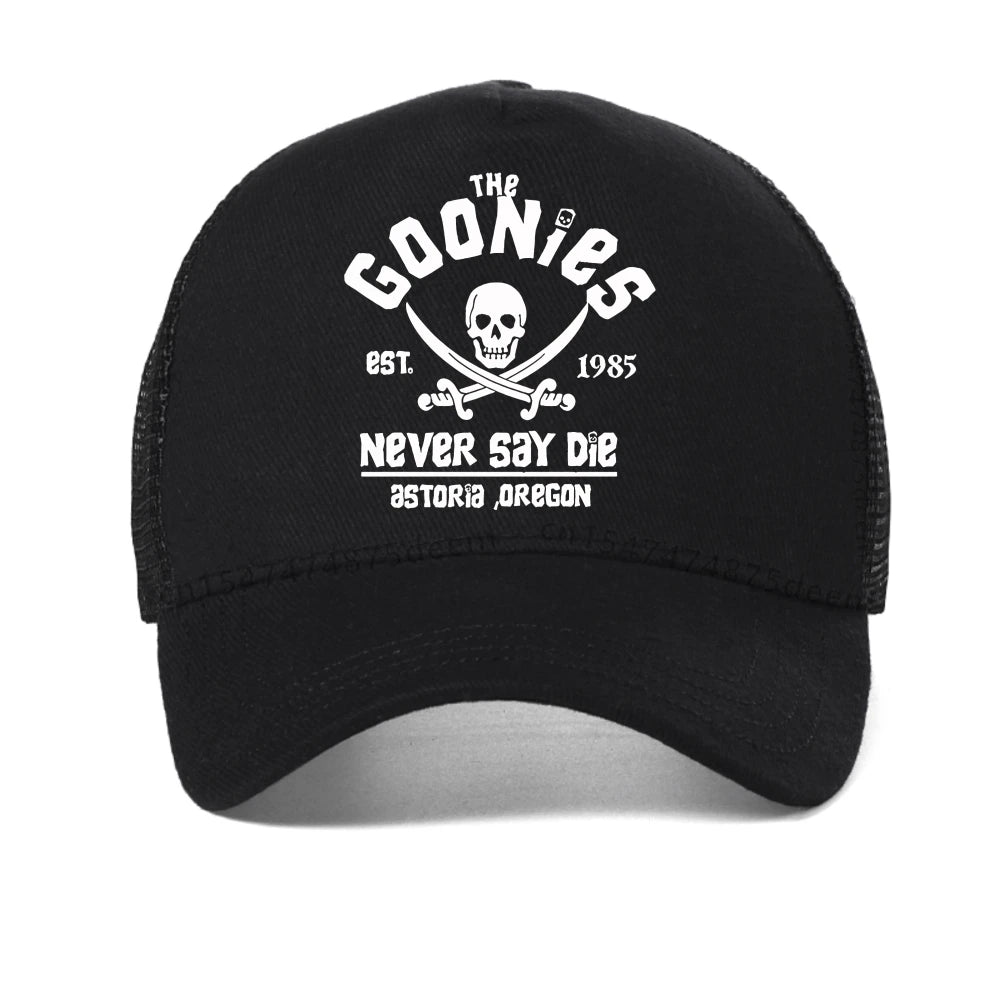 The Goonies Est 1985 Never Say Die Men's Baseball Cap