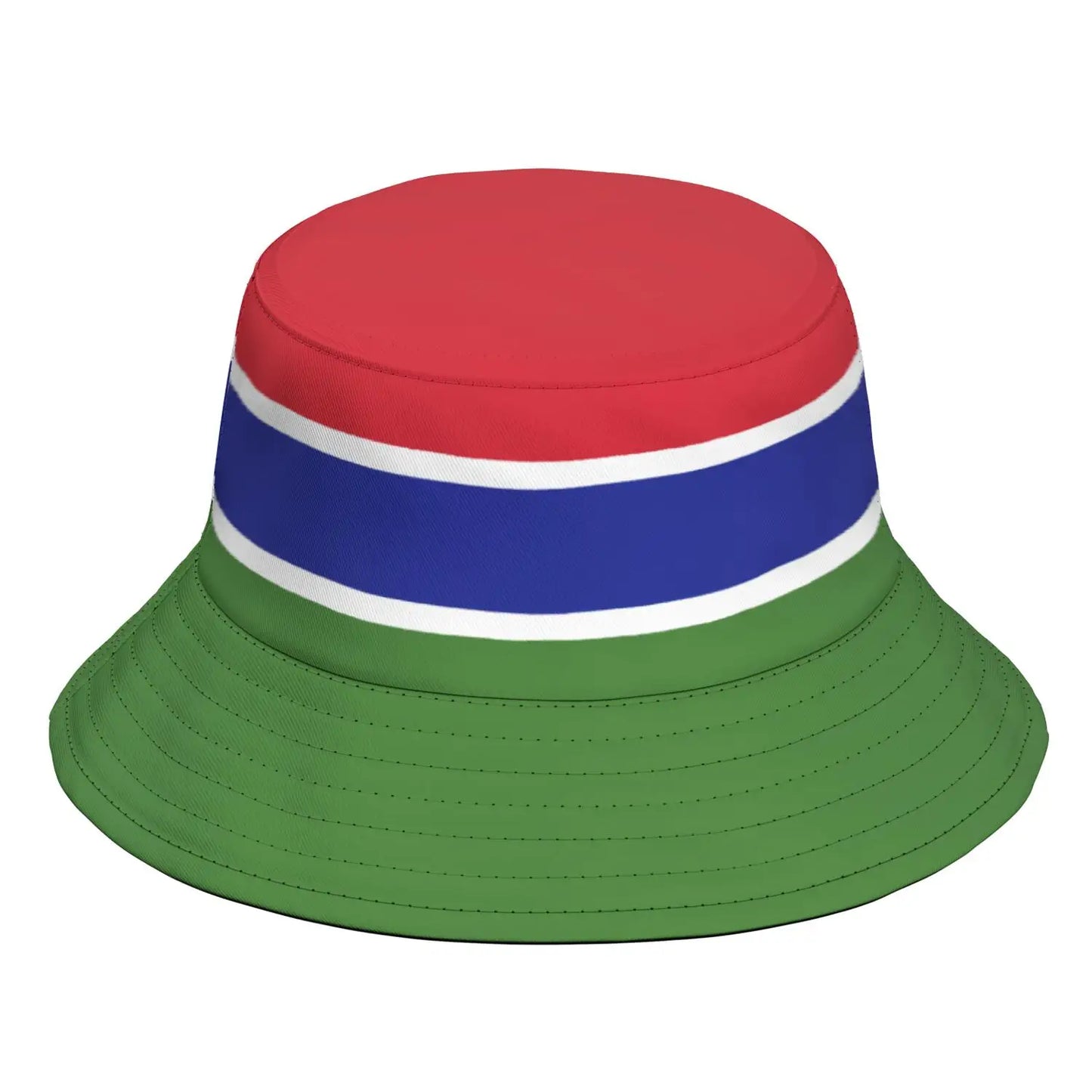 Gambia Fisherman Hats Free Custom Name Number Arab Team Logo Bucket Cap