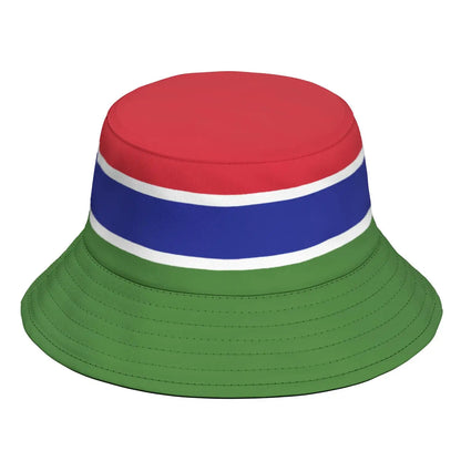 Gambia Fisherman Hats Free Custom Name Number Arab Team Logo Bucket Cap
