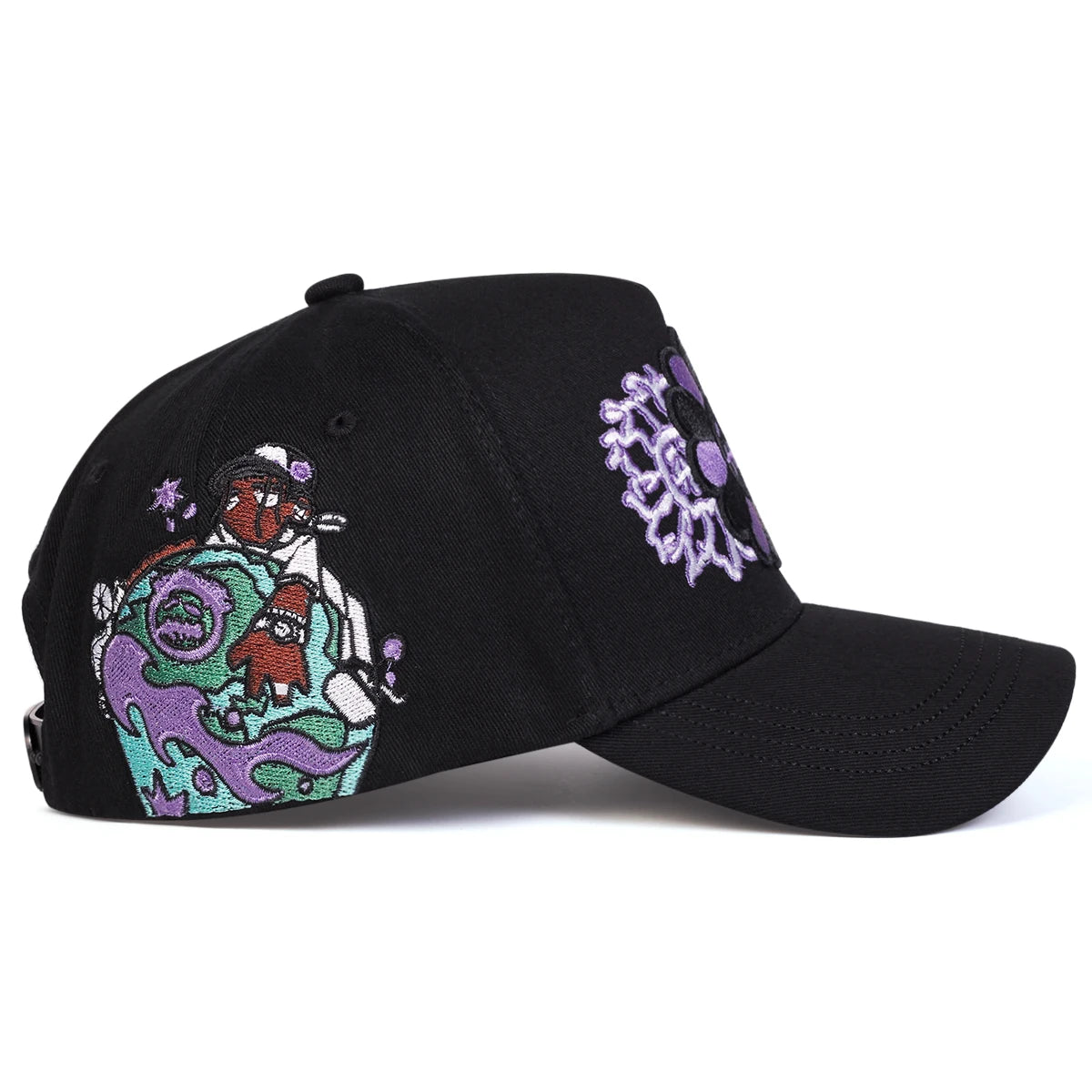 Sunflower Embroidery Baseball Caps