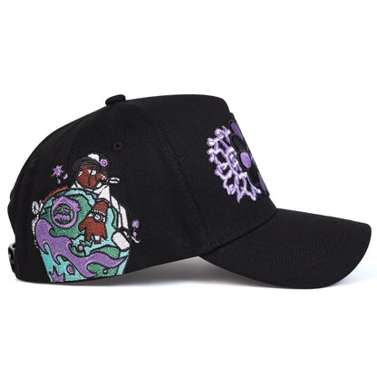Sunflower Embroidery Baseball Caps