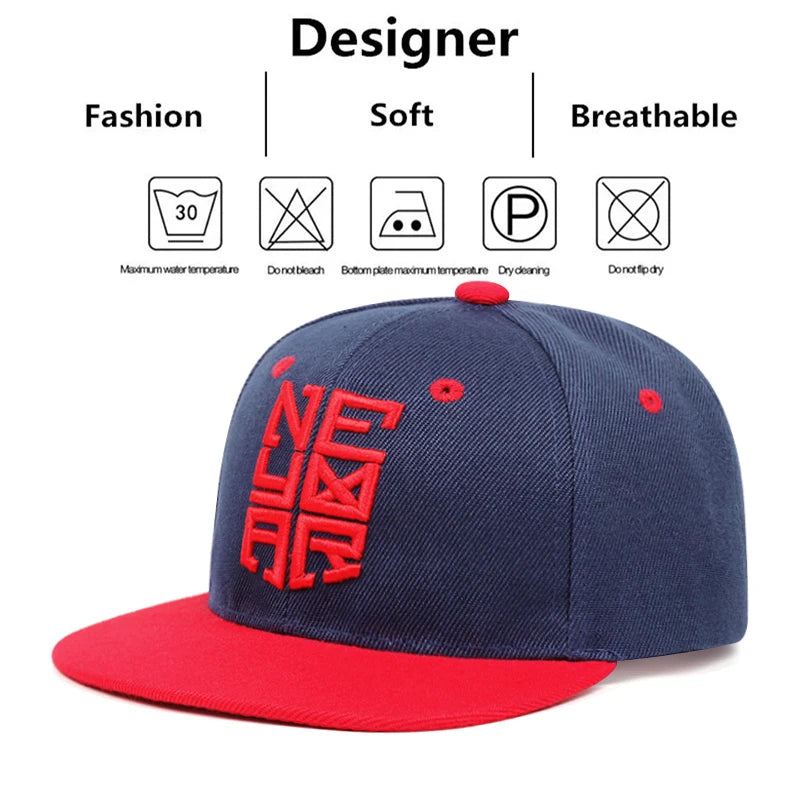 Neymar Hip Hop Snapback Cap Letter Embroidery Quality