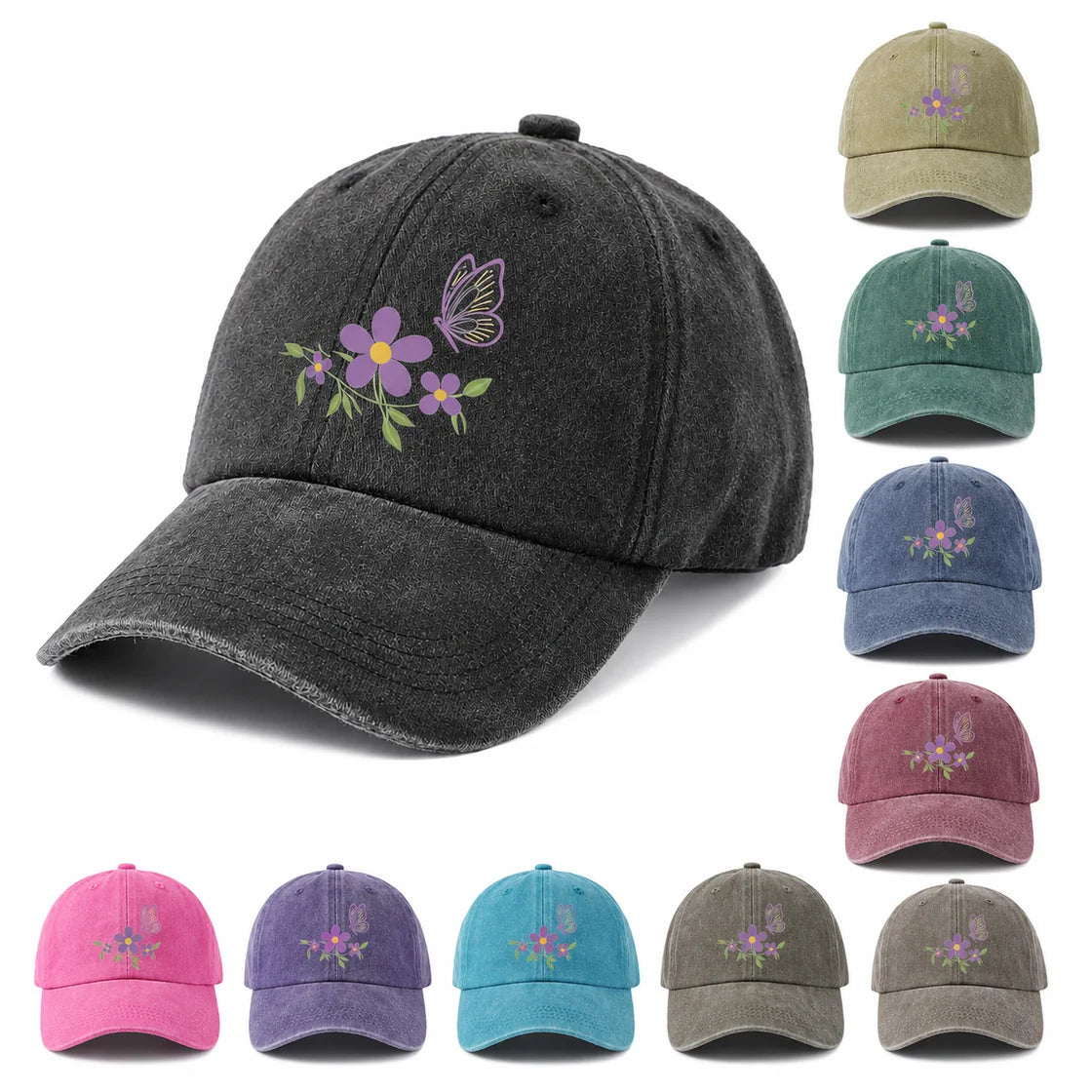 Vintage Quote Graphic Baseball Cap