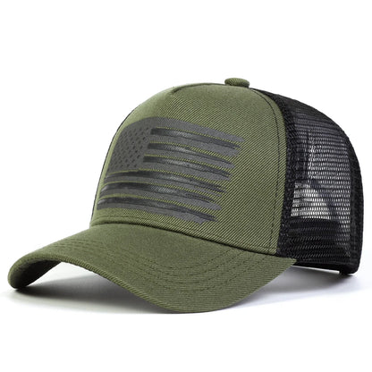 Unisex US Flag Print Baseball Caps