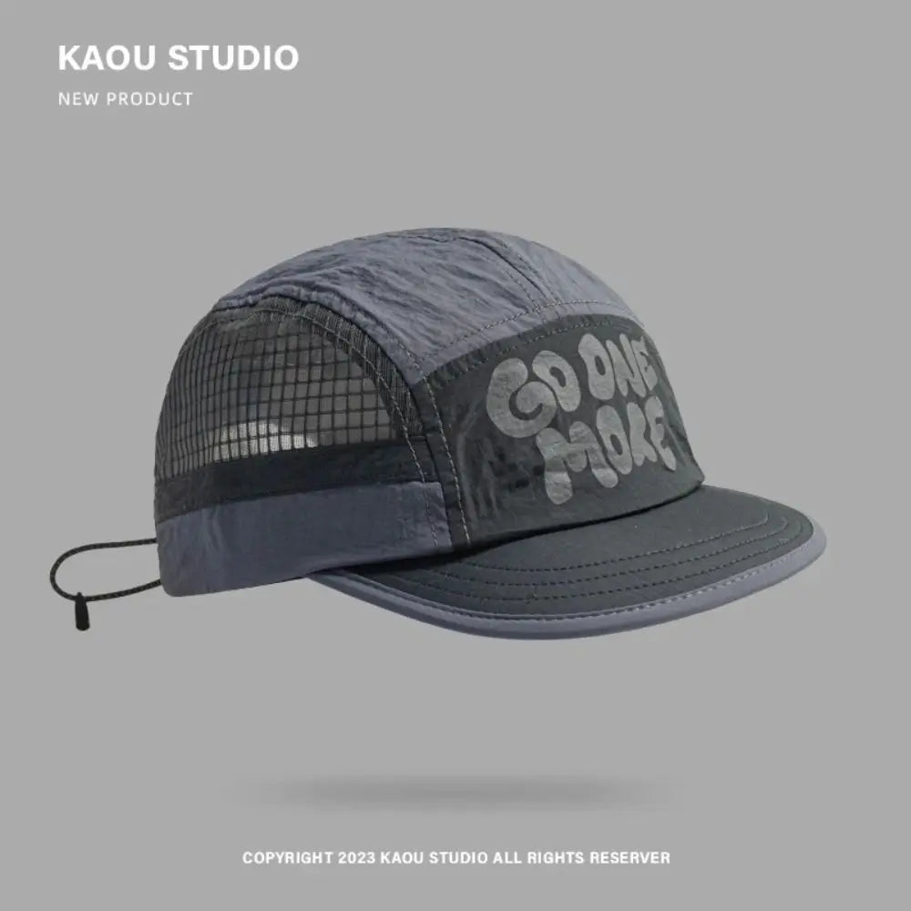 Soft Brim Quick-drying Baseball Cap Sun Protection Retro 5-Panel