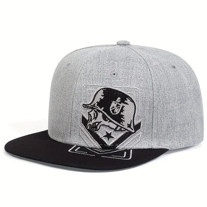 Unisex Skeleton Embroidery Baseball Cap