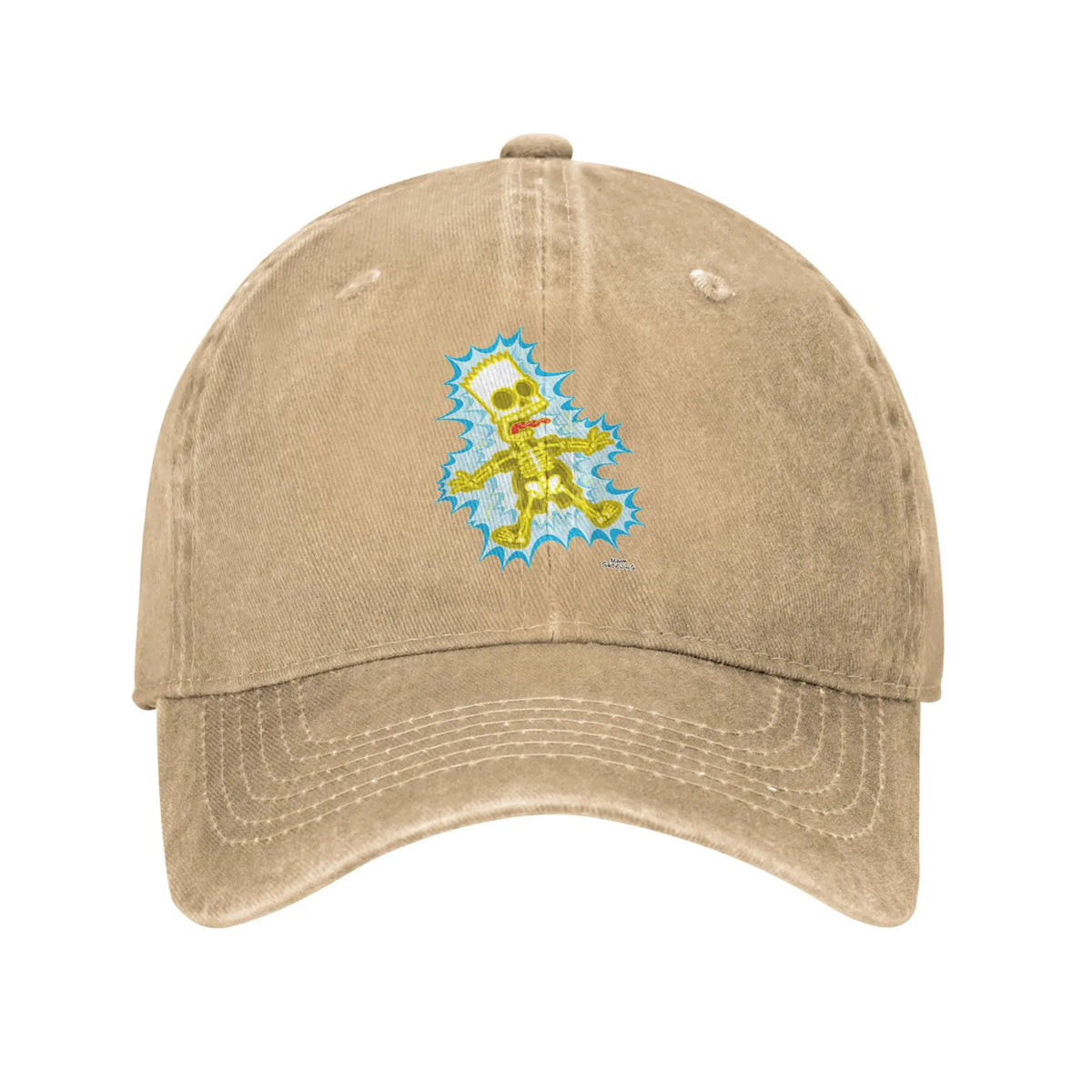 The S-simpson Skeleton Electro Sun Baseball Cap