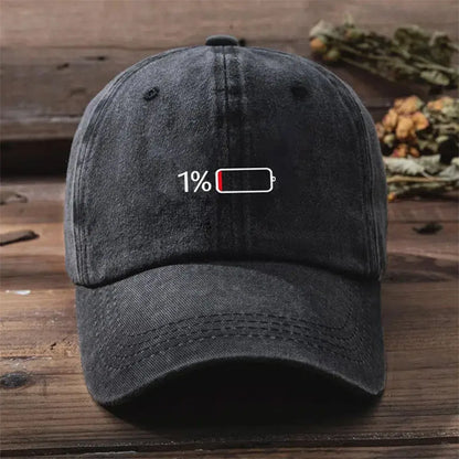 Unisex Adults Baseball Cap Low Battery For Women Men