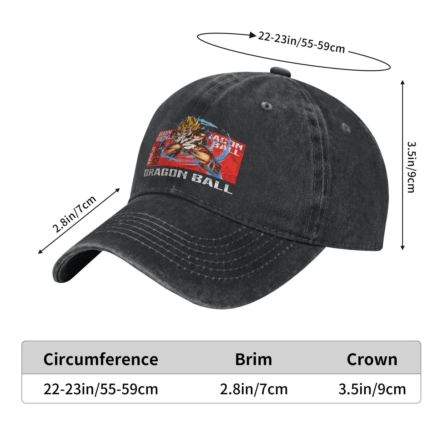 Dragon Ball Z anime Cap  Humor Baseball Cap