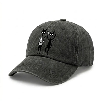 Black Cat Music Baseball Cap