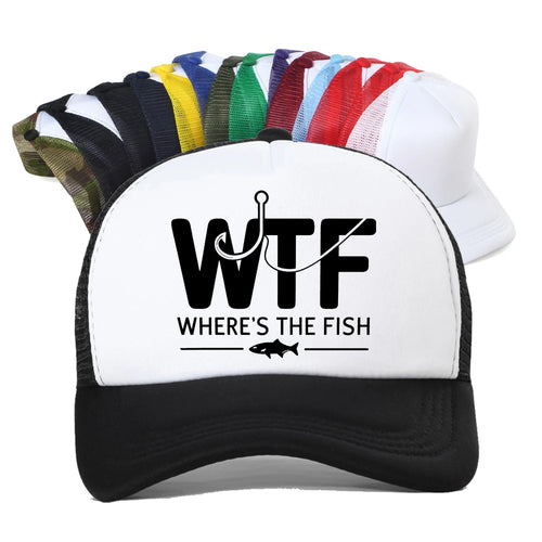 WTF Fish Baseball Cap