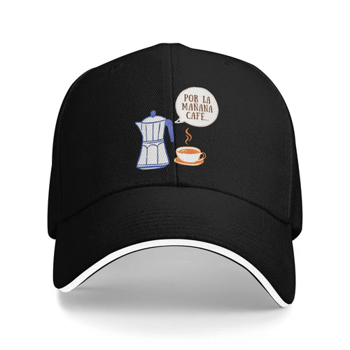 Por la Mañana Café, Por la Tarde Ron Baseball Cap