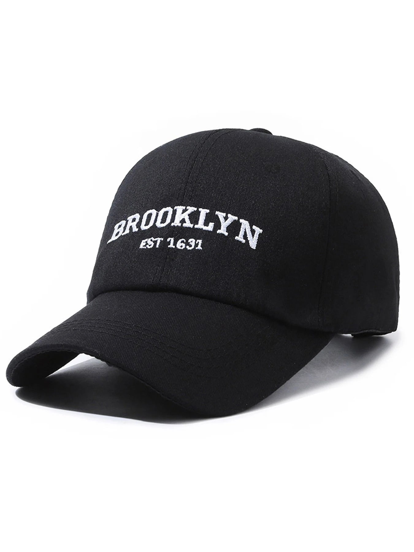 Letter Embroidered Baseball Cap Unisex Couple Baseball Cap