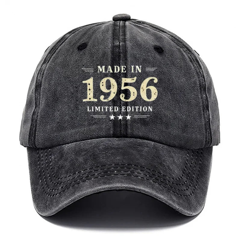 A Vintage-Style 1956 Printed Hat Baseball Cap