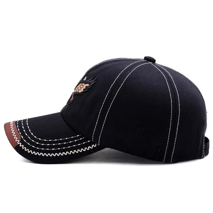 Baseball Cap Eagle Embroidery Korean Version