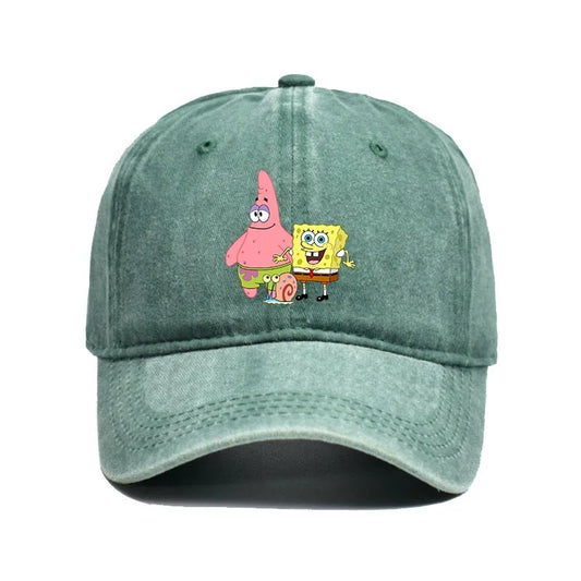 Fashion Cute SpongeBobs Baseball Cap Movie Cartoon Role