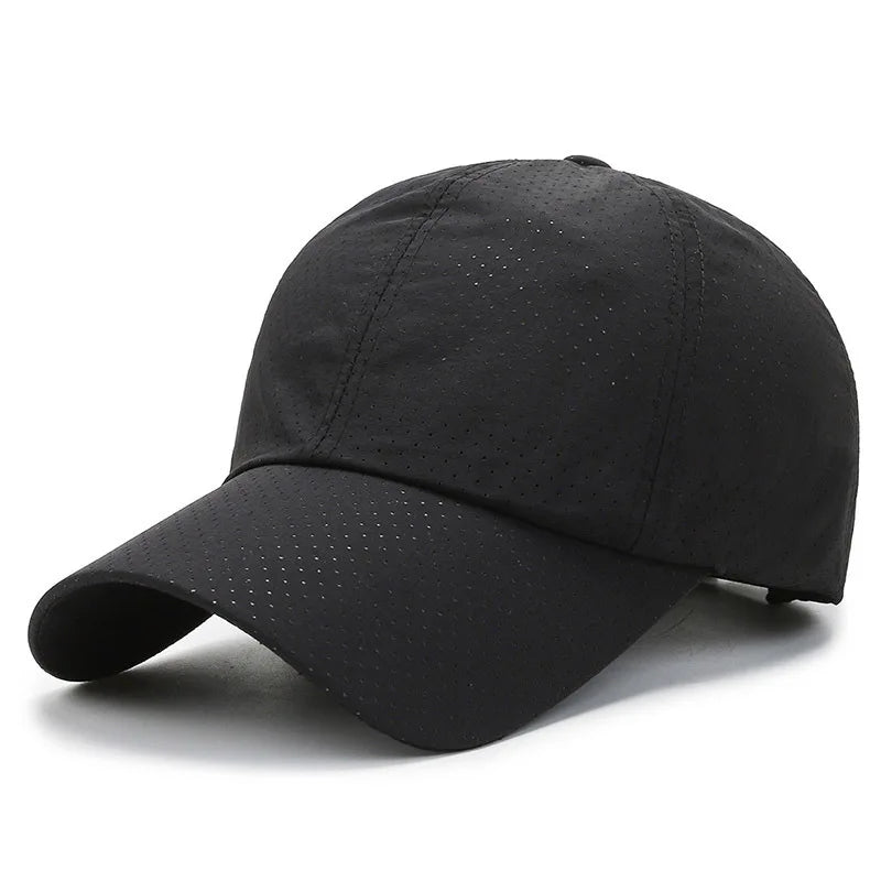 Spring Summer Solid Color Hats For Men Mesh Cap Baseball Cap