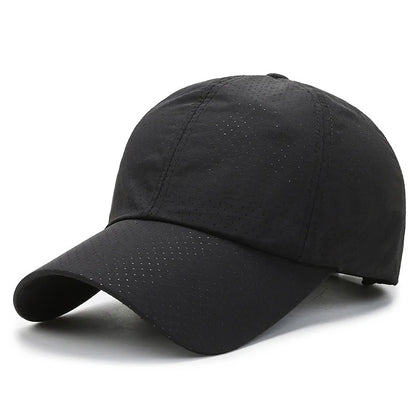 Spring Summer Solid Color Hats For Men Mesh Cap Baseball Cap