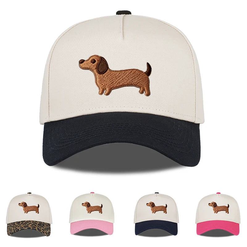 Dachshund Embroidered Baseball Cap
