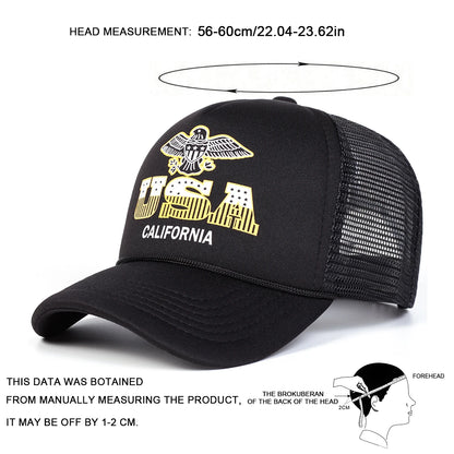 Unisex USA CALIFORNIA Baseball Caps
