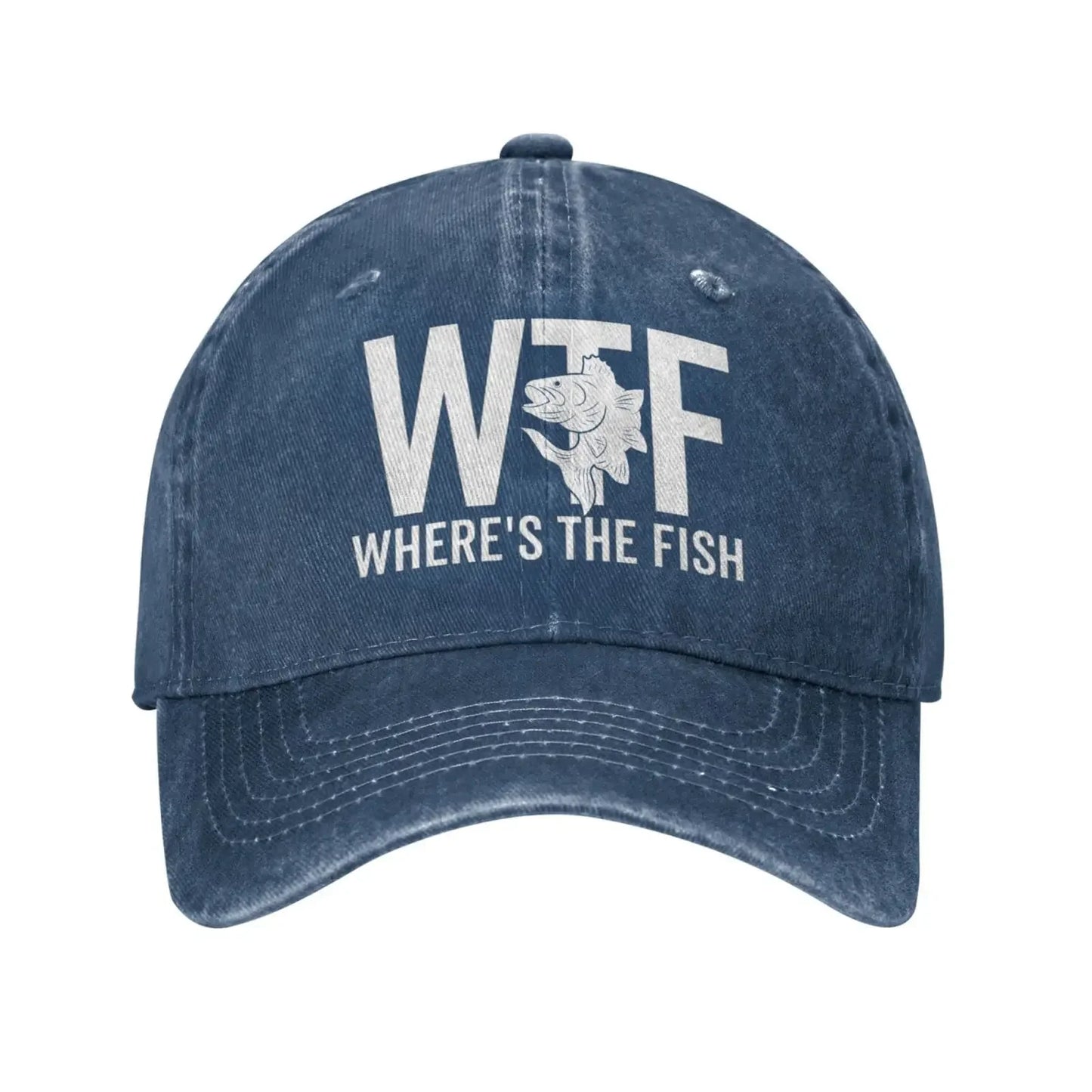 WTF Where's The Fish Hat Women Baseball Hat