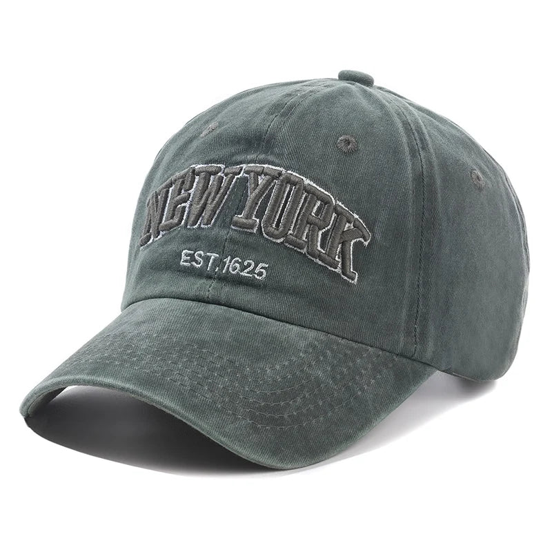 New York Washed Cotton Cap Baseball Caps