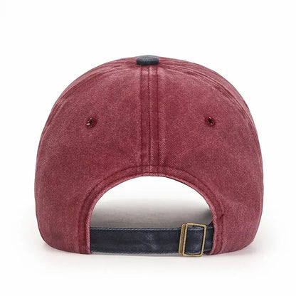 New Cotton Coated Outdoor Sports Wash Baseball Cap
