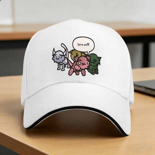 Mewgenics Indie Gaming Sun Baseball Cap