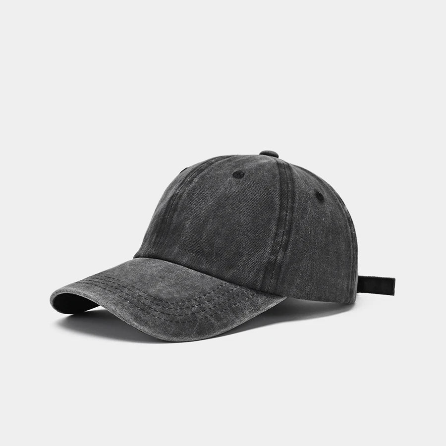 Hat Men's Washed Coated Baseball Cap Color Tile Korean Version