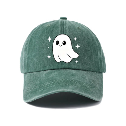 Cute Smiling Ghost Graphic Baseball Cap