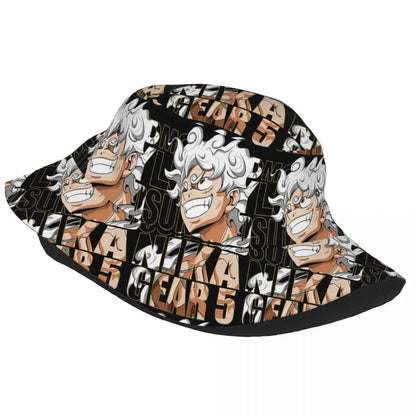 Unisex Bucket Hat Luffy Gear 5 One Piece