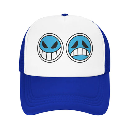 Trafalgar D Law One-Pieces Flag Mesh Baseball Cap