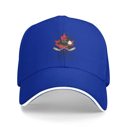 Stupid Canadian Wolf Bird Says Ice Out Baseball Cap