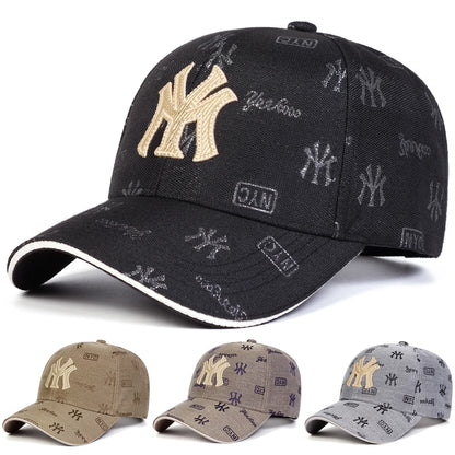 Unisex MY Letter Embroidery Baseball Caps