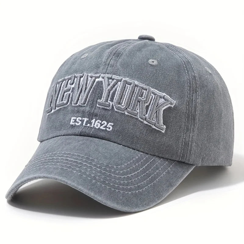 Embroidered Letter Baseball Cap For Men And Women