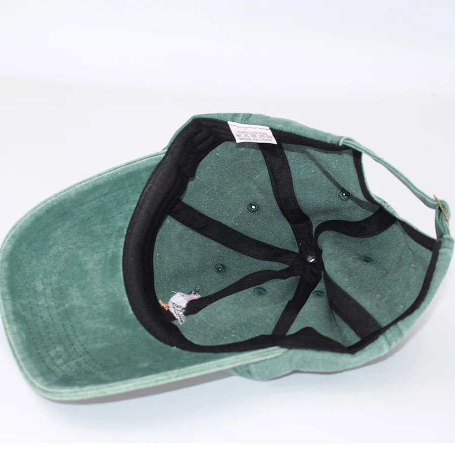 Embroidery Pigeon Spring Vintage Baseball Caps Men Women