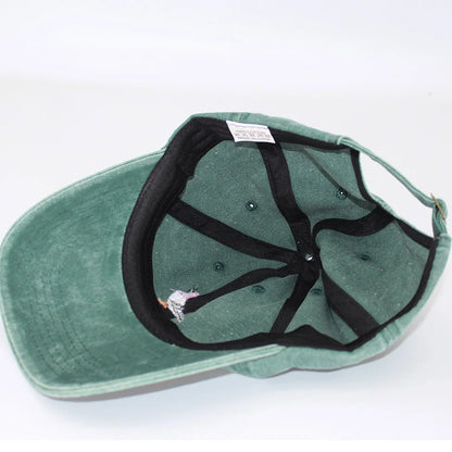Embroidery Pigeon Spring Vintage Baseball Caps Men Women