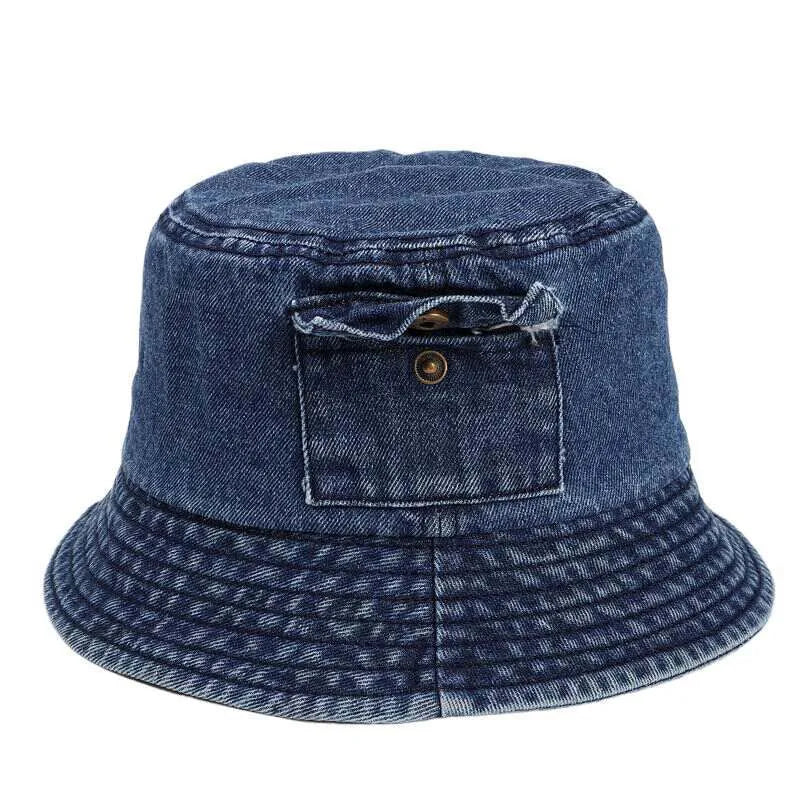 Cotton Men Women Spring And Summer Bucket Hats Caps Womens