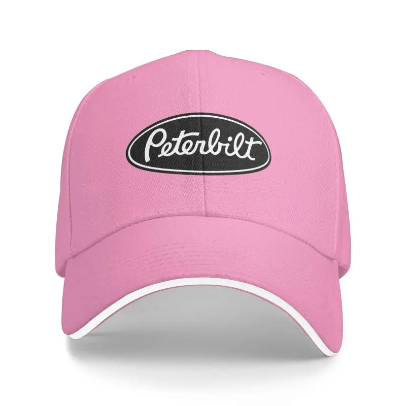 Peterbilt Truck Racing Print Baseball Cap